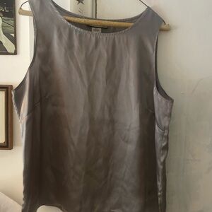 Silver Vintage Notations Top